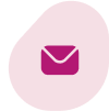 E-Mail-Symbol in rosa